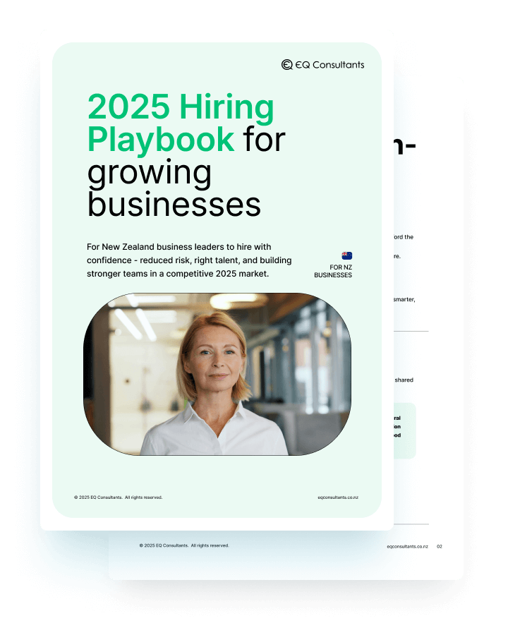 EQ Consultants 2025 Hiring Playbook for growing NZ businesses